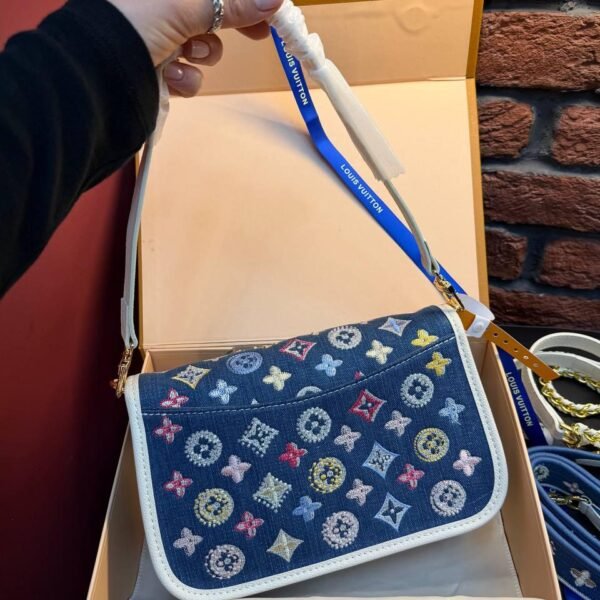 Louis Vuitton Diane Handbag "Blue"