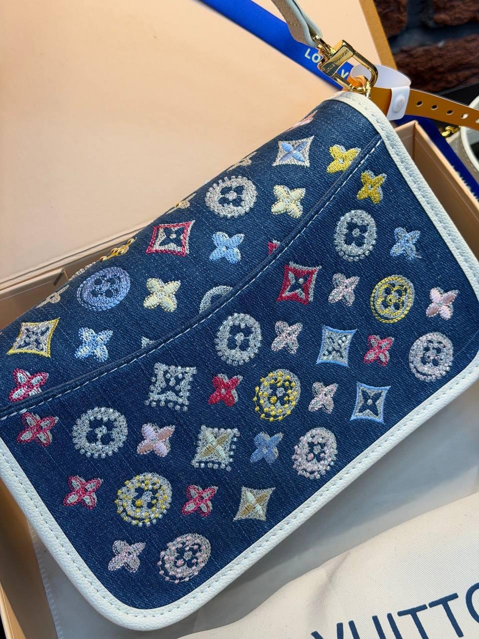 Louis Vuitton Diane Handbag "Blue" - Slika 5