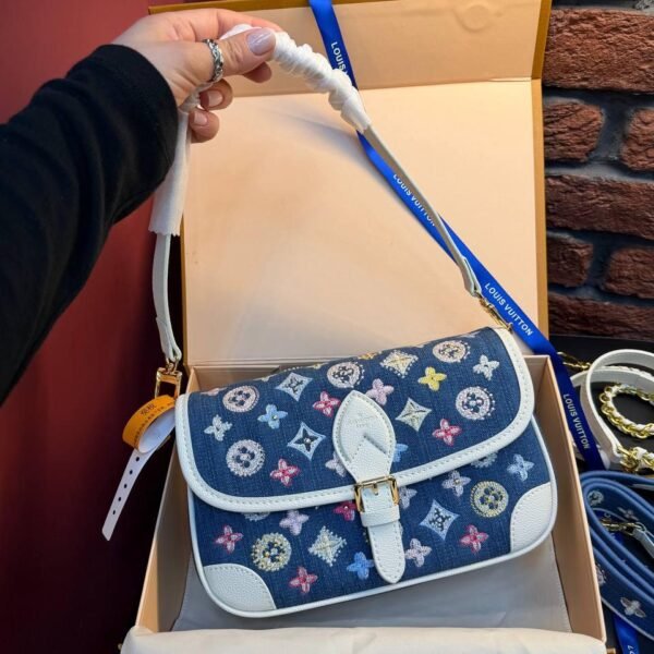 Louis Vuitton Diane Handbag "Blue"