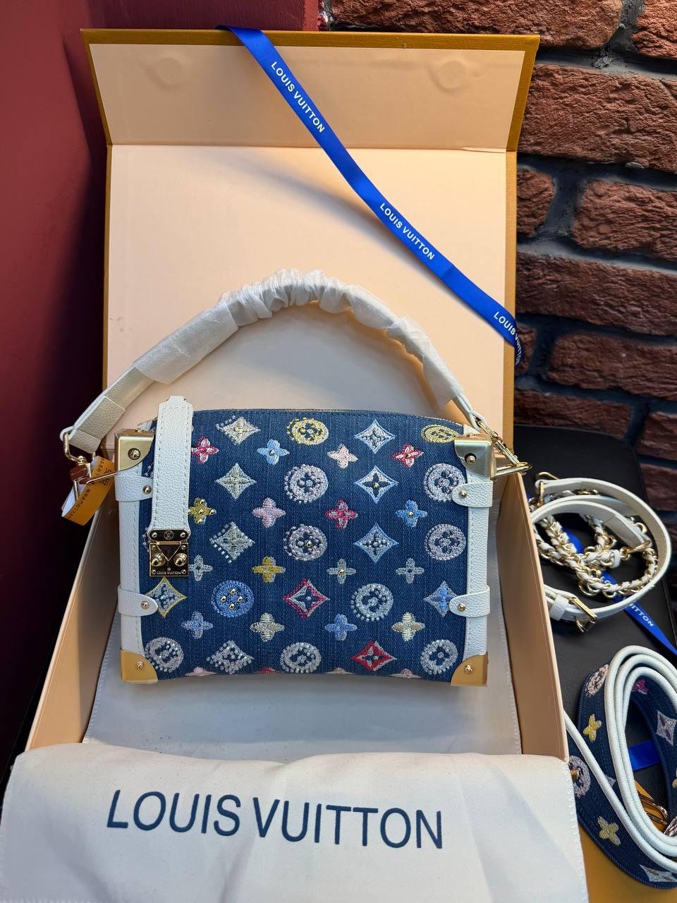 Louis Vuitton Trunk Denim - Slika 4