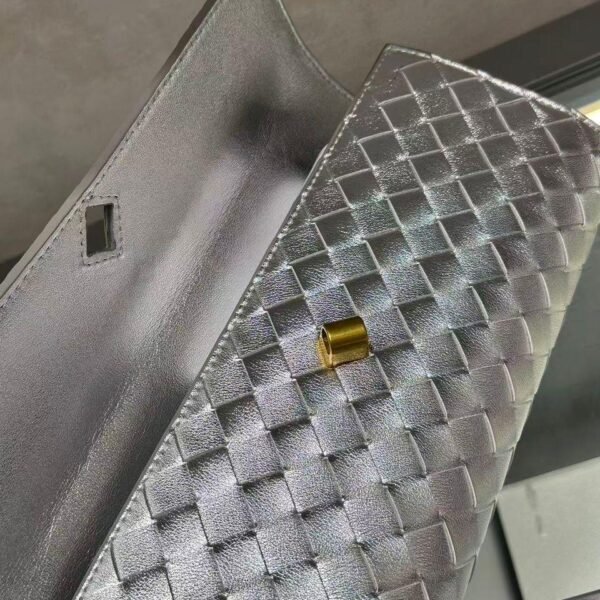 Bottega Veneta Andiamo Clutch "Silver"