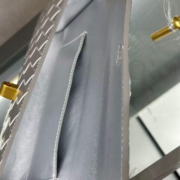 Bottega Veneta Andiamo Clutch "Silver"