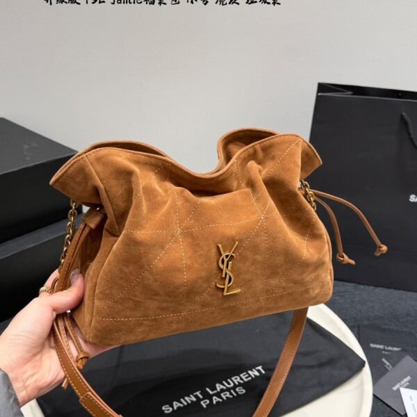 YVES SAİNT LAURENT Jamie Shopping Bag Suede "Brown"