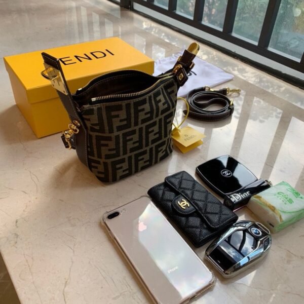 Fendi Pouch Vanity Bag "Brown"