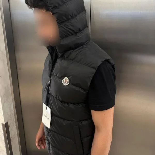 Moncler Tbb Down Prsluk s Kapuljačom "Black"